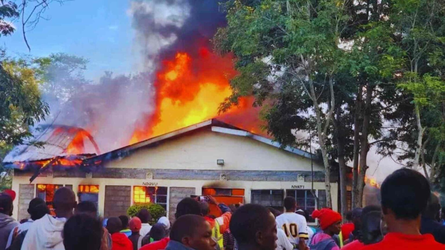 Masii Boys High School Fire Destroys Dormitory