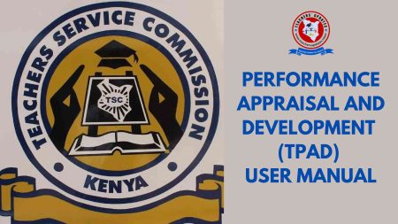 TSC Teachers Performance Appraisal (TPAD) User Manual Guide