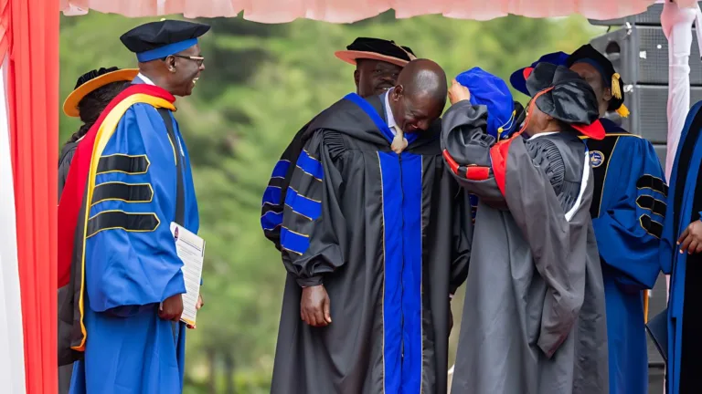 President Ruto Awarded Honorary Doctor of Humane Letters in Leadership at Baraton University