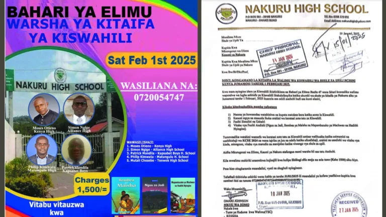 National Kiswahili Teachers’ Workshop Slated for February 1 in Nakuru