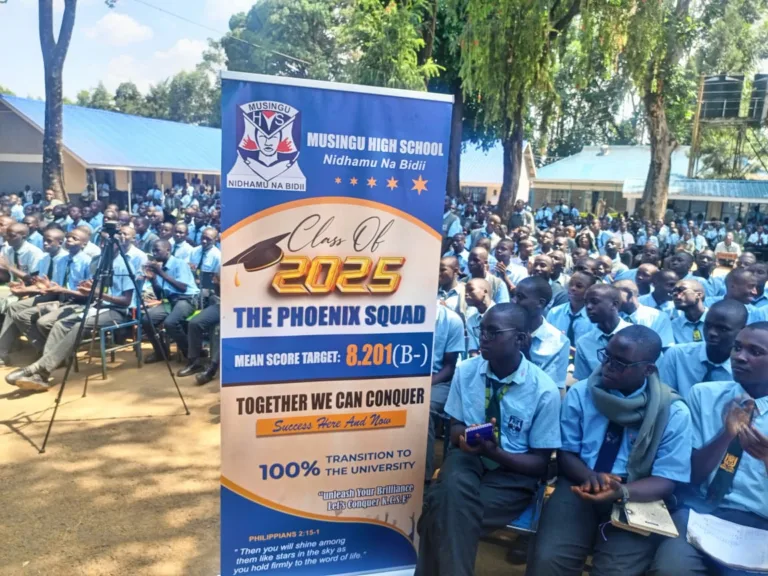 LOFTY HOPES AS MUSINGU SCHOOL LAUCHES KCSE 2025 TARGET