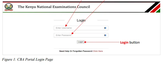 KNEC CBA PORTAL User Guide For KPSEA (Grade 6) Registration 